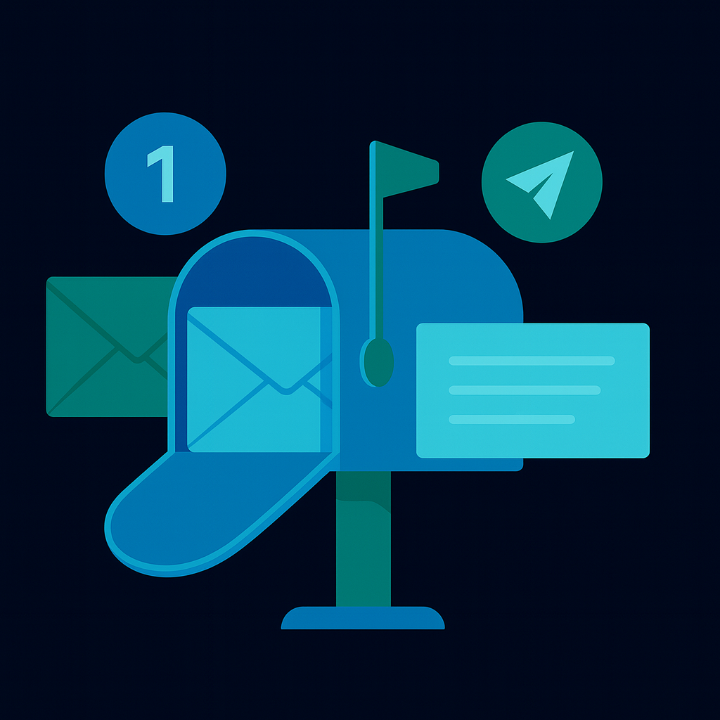 Ilustrație Mailbox – inbox integrat cu fluxuri de comunicare